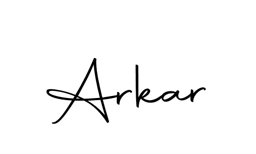 Make a beautiful signature design for name Arkar. With this signature (Autography-DOLnW) style, you can create a handwritten signature for free. Arkar signature style 10 images and pictures png