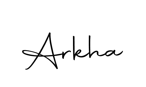 How to make Arkha name signature. Use Autography-DOLnW style for creating short signs online. This is the latest handwritten sign. Arkha signature style 10 images and pictures png