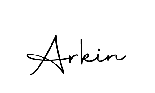 Arkin stylish signature style. Best Handwritten Sign (Autography-DOLnW) for my name. Handwritten Signature Collection Ideas for my name Arkin. Arkin signature style 10 images and pictures png