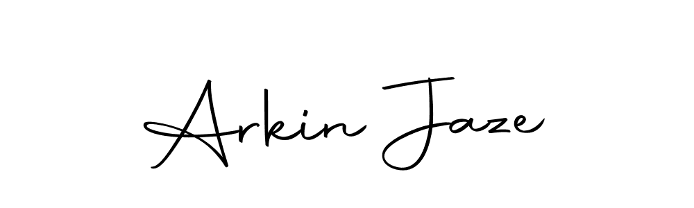 Design your own signature with our free online signature maker. With this signature software, you can create a handwritten (Autography-DOLnW) signature for name Arkin Jaze. Arkin Jaze signature style 10 images and pictures png