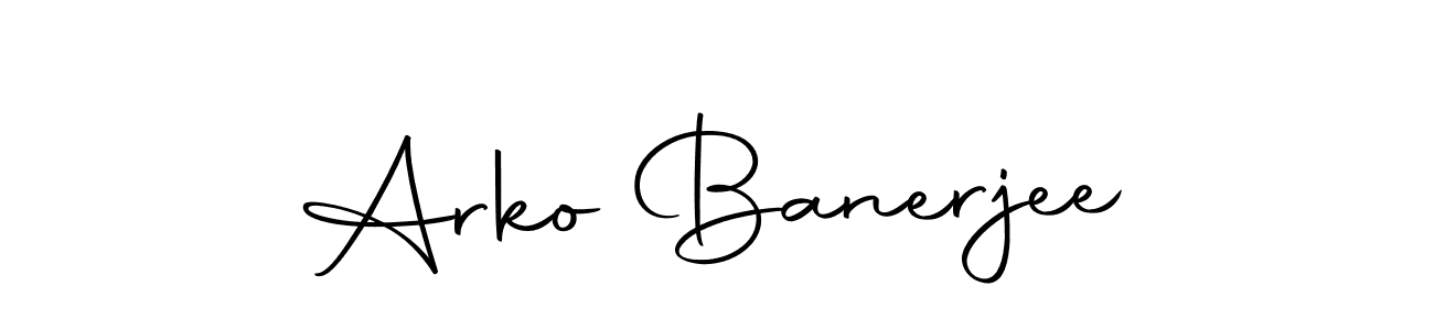 Here are the top 10 professional signature styles for the name Arko Banerjee. These are the best autograph styles you can use for your name. Arko Banerjee signature style 10 images and pictures png