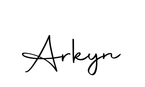 You should practise on your own different ways (Autography-DOLnW) to write your name (Arkyn) in signature. don't let someone else do it for you. Arkyn signature style 10 images and pictures png