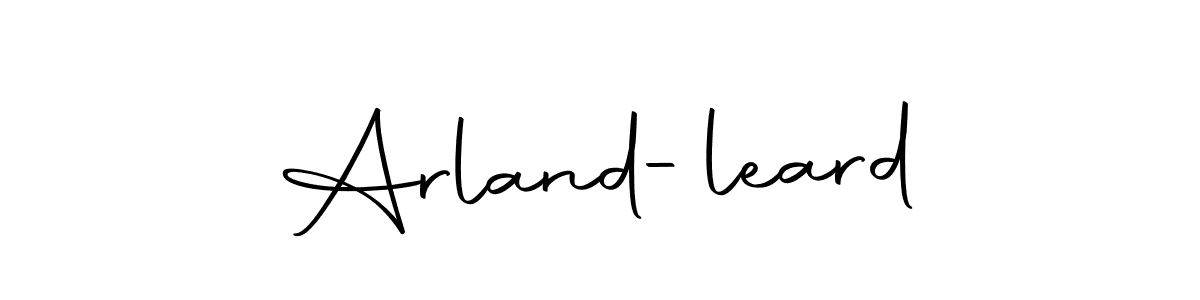 if you are searching for the best signature style for your name Arland-leard. so please give up your signature search. here we have designed multiple signature styles  using Autography-DOLnW. Arland-leard signature style 10 images and pictures png