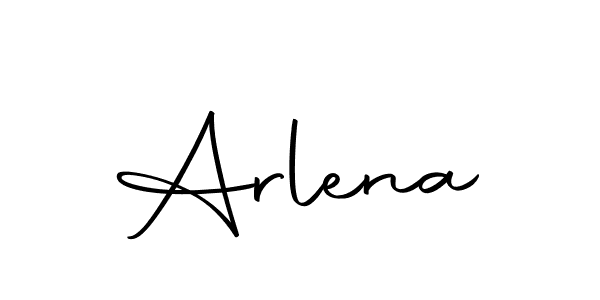 Use a signature maker to create a handwritten signature online. With this signature software, you can design (Autography-DOLnW) your own signature for name Arlena. Arlena signature style 10 images and pictures png
