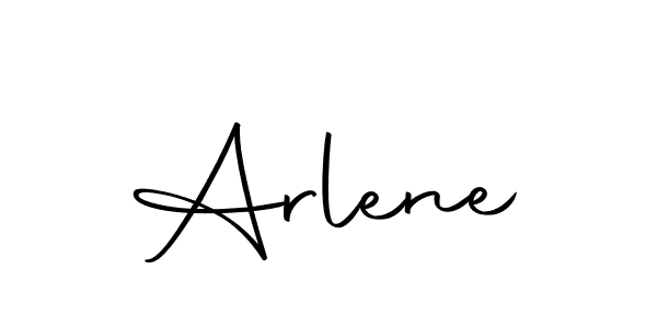 Use a signature maker to create a handwritten signature online. With this signature software, you can design (Autography-DOLnW) your own signature for name Arlene. Arlene signature style 10 images and pictures png