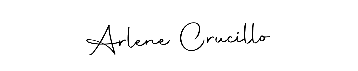 How to make Arlene Crucillo signature? Autography-DOLnW is a professional autograph style. Create handwritten signature for Arlene Crucillo name. Arlene Crucillo signature style 10 images and pictures png