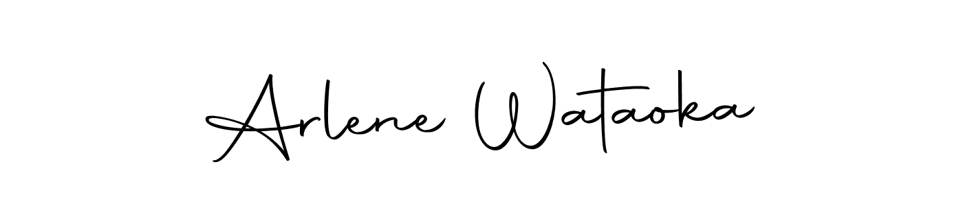 You can use this online signature creator to create a handwritten signature for the name Arlene Wataoka. This is the best online autograph maker. Arlene Wataoka signature style 10 images and pictures png