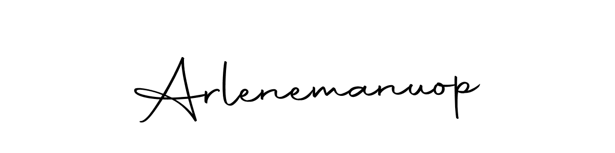 Design your own signature with our free online signature maker. With this signature software, you can create a handwritten (Autography-DOLnW) signature for name Arlenemanuop. Arlenemanuop signature style 10 images and pictures png