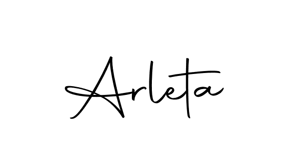 if you are searching for the best signature style for your name Arleta. so please give up your signature search. here we have designed multiple signature styles  using Autography-DOLnW. Arleta signature style 10 images and pictures png