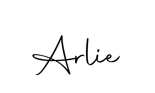 Make a beautiful signature design for name Arlie. With this signature (Autography-DOLnW) style, you can create a handwritten signature for free. Arlie signature style 10 images and pictures png