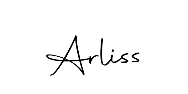 Similarly Autography-DOLnW is the best handwritten signature design. Signature creator online .You can use it as an online autograph creator for name Arliss. Arliss signature style 10 images and pictures png