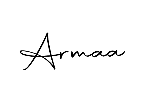 Create a beautiful signature design for name Armaa. With this signature (Autography-DOLnW) fonts, you can make a handwritten signature for free. Armaa signature style 10 images and pictures png