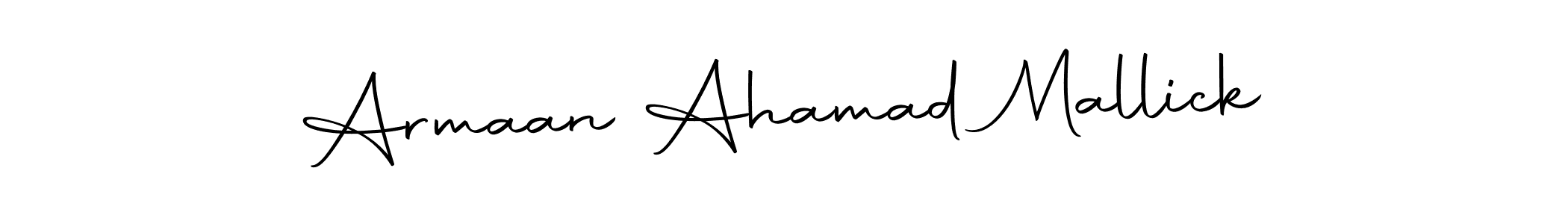 It looks lik you need a new signature style for name Armaan Ahamad Mallick. Design unique handwritten (Autography-DOLnW) signature with our free signature maker in just a few clicks. Armaan Ahamad Mallick signature style 10 images and pictures png