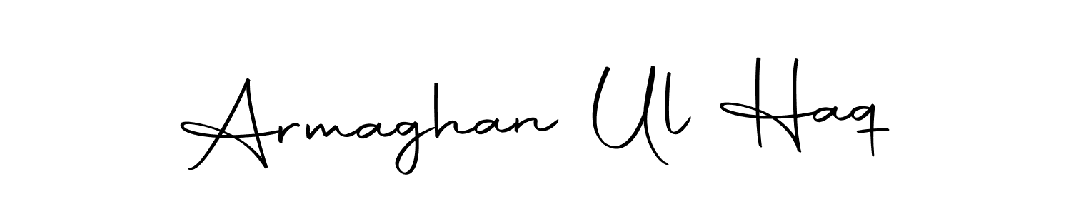 Make a beautiful signature design for name Armaghan Ul Haq. With this signature (Autography-DOLnW) style, you can create a handwritten signature for free. Armaghan Ul Haq signature style 10 images and pictures png