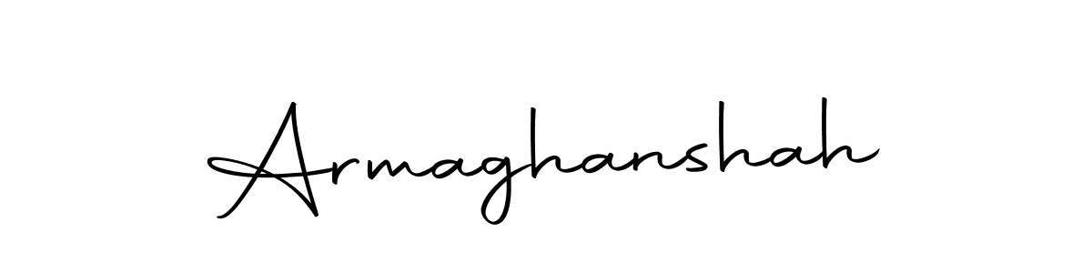 Create a beautiful signature design for name Armaghanshah. With this signature (Autography-DOLnW) fonts, you can make a handwritten signature for free. Armaghanshah signature style 10 images and pictures png
