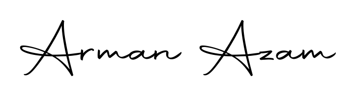 Looking for an artistic signature for Arman Azam? The Autography-DOLnW calligraphy style gives a sophisticated flow suitable for business cards and emails. Arman Azam signature style 10 images and pictures png