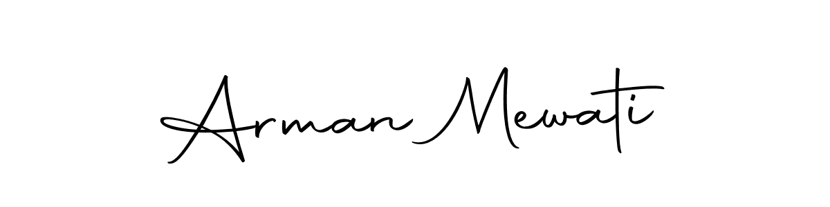 Make a short Arman Mewati signature style. Manage your documents anywhere anytime using Autography-DOLnW. Create and add eSignatures, submit forms, share and send files easily. Arman Mewati signature style 10 images and pictures png