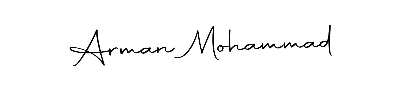 You should practise on your own different ways (Autography-DOLnW) to write your name (Arman Mohammad) in signature. don't let someone else do it for you. Arman Mohammad signature style 10 images and pictures png