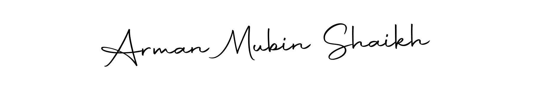 Arman Mubin Shaikh stylish signature style. Best Handwritten Sign (Autography-DOLnW) for my name. Handwritten Signature Collection Ideas for my name Arman Mubin Shaikh. Arman Mubin Shaikh signature style 10 images and pictures png