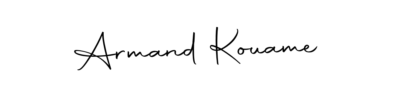 Armand Kouame stylish signature style. Best Handwritten Sign (Autography-DOLnW) for my name. Handwritten Signature Collection Ideas for my name Armand Kouame. Armand Kouame signature style 10 images and pictures png