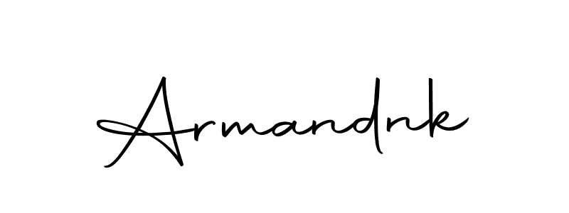 Use a signature maker to create a handwritten signature online. With this signature software, you can design (Autography-DOLnW) your own signature for name Armandnk. Armandnk signature style 10 images and pictures png