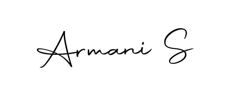 How to make Armani S signature? Autography-DOLnW is a professional autograph style. Create handwritten signature for Armani S name. Armani S signature style 10 images and pictures png