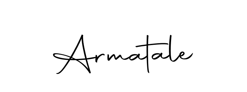 Design your own signature with our free online signature maker. With this signature software, you can create a handwritten (Autography-DOLnW) signature for name Armatale. Armatale signature style 10 images and pictures png