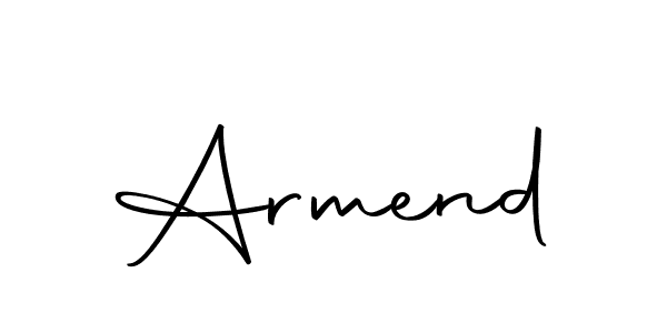 Similarly Autography-DOLnW is the best handwritten signature design. Signature creator online .You can use it as an online autograph creator for name Armend. Armend signature style 10 images and pictures png