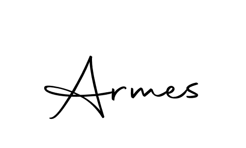 You should practise on your own different ways (Autography-DOLnW) to write your name (Armes) in signature. don't let someone else do it for you. Armes signature style 10 images and pictures png