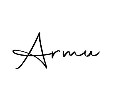 Use a signature maker to create a handwritten signature online. With this signature software, you can design (Autography-DOLnW) your own signature for name Armu. Armu signature style 10 images and pictures png