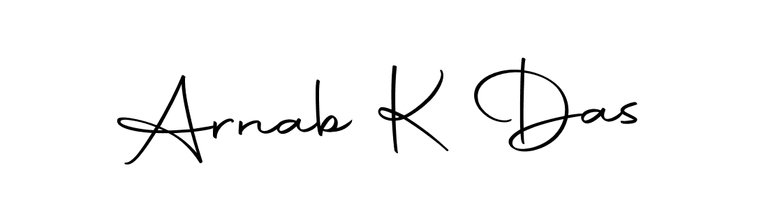 Design your own signature with our free online signature maker. With this signature software, you can create a handwritten (Autography-DOLnW) signature for name Arnab K Das. Arnab K Das signature style 10 images and pictures png