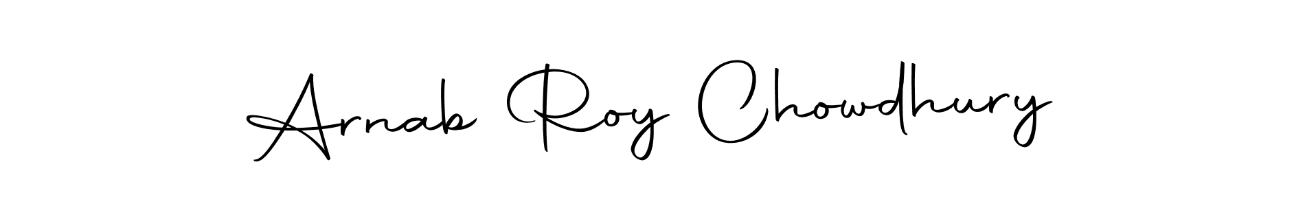 Design your own signature with our free online signature maker. With this signature software, you can create a handwritten (Autography-DOLnW) signature for name Arnab Roy Chowdhury. Arnab Roy Chowdhury signature style 10 images and pictures png