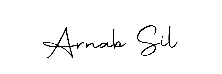 How to make Arnab Sil name signature. Use Autography-DOLnW style for creating short signs online. This is the latest handwritten sign. Arnab Sil signature style 10 images and pictures png