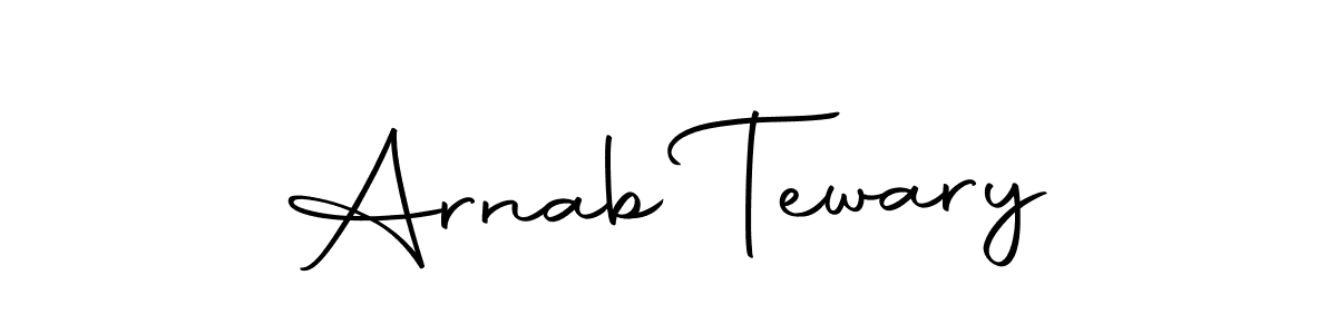 The best way (Autography-DOLnW) to make a short signature is to pick only two or three words in your name. The name Arnab Tewary include a total of six letters. For converting this name. Arnab Tewary signature style 10 images and pictures png