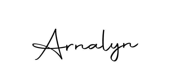 Use a signature maker to create a handwritten signature online. With this signature software, you can design (Autography-DOLnW) your own signature for name Arnalyn. Arnalyn signature style 10 images and pictures png