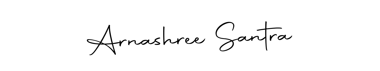 You should practise on your own different ways (Autography-DOLnW) to write your name (Arnashree Santra) in signature. don't let someone else do it for you. Arnashree Santra signature style 10 images and pictures png