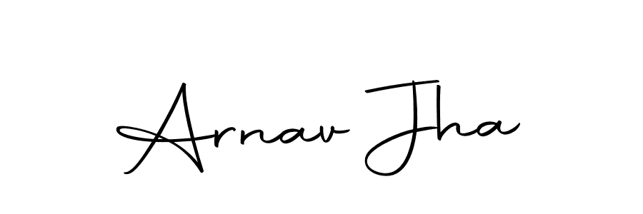 Create a beautiful signature design for name Arnav Jha. With this signature (Autography-DOLnW) fonts, you can make a handwritten signature for free. Arnav Jha signature style 10 images and pictures png