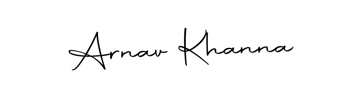 The best way (Autography-DOLnW) to make a short signature is to pick only two or three words in your name. The name Arnav Khanna include a total of six letters. For converting this name. Arnav Khanna signature style 10 images and pictures png