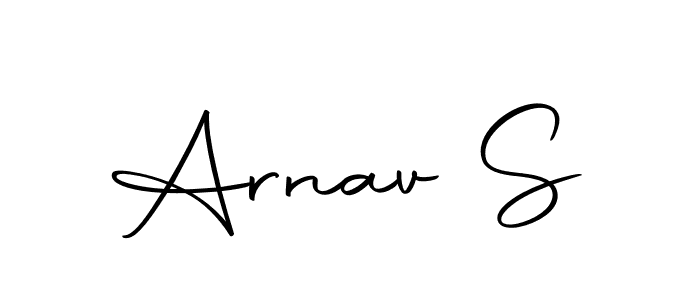 if you are searching for the best signature style for your name Arnav S. so please give up your signature search. here we have designed multiple signature styles  using Autography-DOLnW. Arnav S signature style 10 images and pictures png