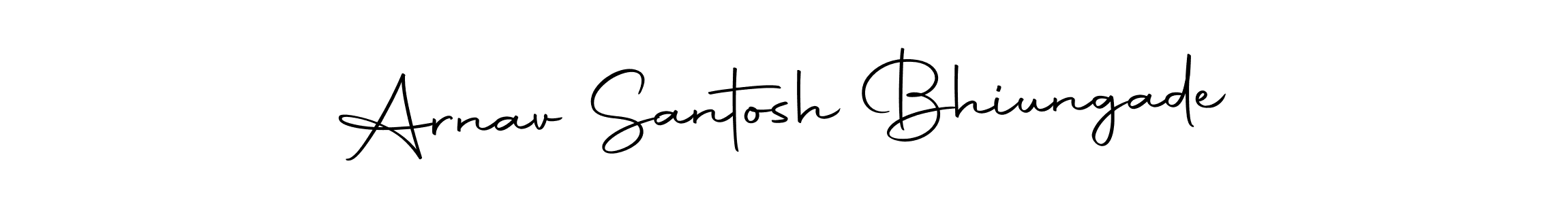 Also we have Arnav Santosh Bhiungade name is the best signature style. Create professional handwritten signature collection using Autography-DOLnW autograph style. Arnav Santosh Bhiungade signature style 10 images and pictures png