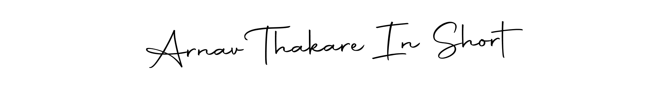 Autography-DOLnW is a professional signature style that is perfect for those who want to add a touch of class to their signature. It is also a great choice for those who want to make their signature more unique. Get Arnav Thakare In Short name to fancy signature for free. Arnav Thakare In Short signature style 10 images and pictures png
