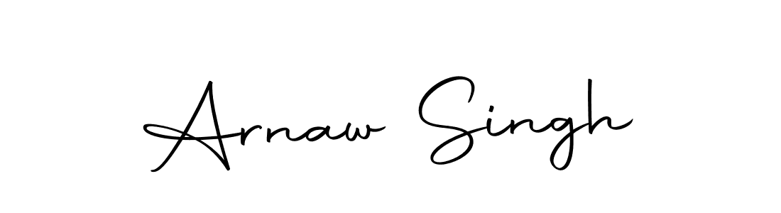 How to make Arnaw Singh name signature. Use Autography-DOLnW style for creating short signs online. This is the latest handwritten sign. Arnaw Singh signature style 10 images and pictures png