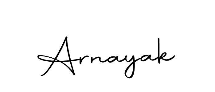 Use a signature maker to create a handwritten signature online. With this signature software, you can design (Autography-DOLnW) your own signature for name Arnayak. Arnayak signature style 10 images and pictures png