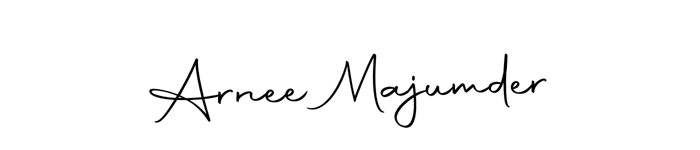 Design your own signature with our free online signature maker. With this signature software, you can create a handwritten (Autography-DOLnW) signature for name Arnee Majumder. Arnee Majumder signature style 10 images and pictures png