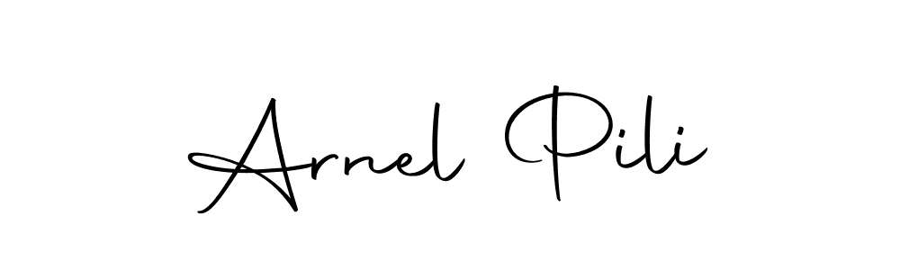 Use a signature maker to create a handwritten signature online. With this signature software, you can design (Autography-DOLnW) your own signature for name Arnel Pili. Arnel Pili signature style 10 images and pictures png