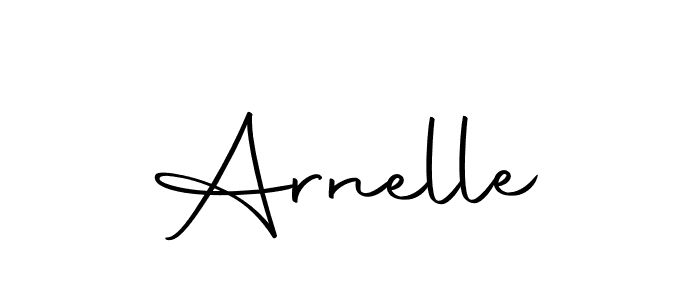 How to make Arnelle name signature. Use Autography-DOLnW style for creating short signs online. This is the latest handwritten sign. Arnelle signature style 10 images and pictures png