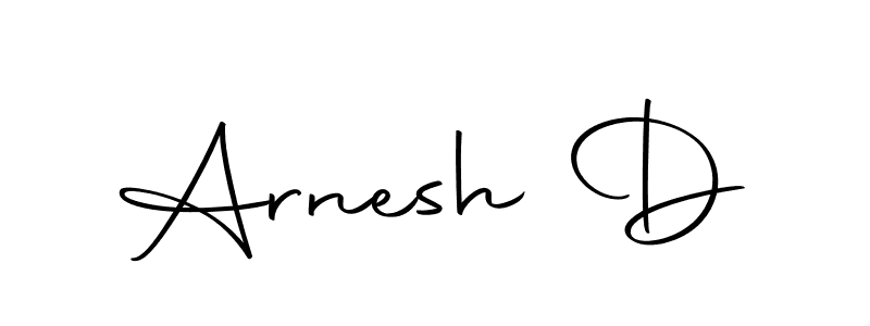 Design your own signature with our free online signature maker. With this signature software, you can create a handwritten (Autography-DOLnW) signature for name Arnesh D. Arnesh D signature style 10 images and pictures png