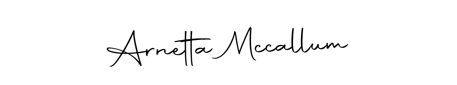 Make a beautiful signature design for name Arnetta Mccallum. With this signature (Autography-DOLnW) style, you can create a handwritten signature for free. Arnetta Mccallum signature style 10 images and pictures png