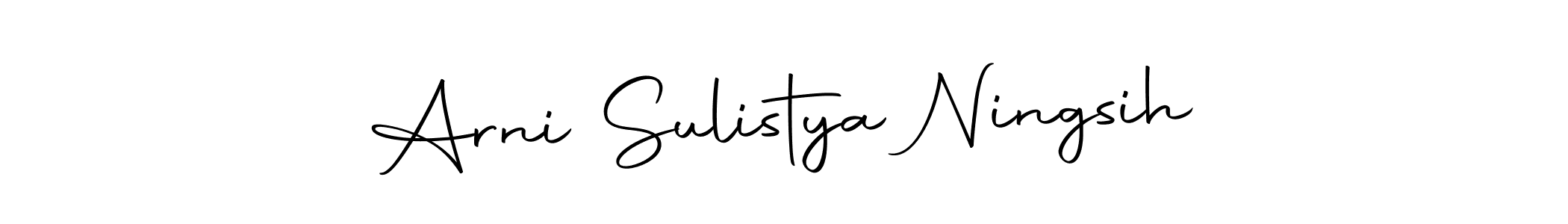 Arni Sulistya Ningsih stylish signature style. Best Handwritten Sign (Autography-DOLnW) for my name. Handwritten Signature Collection Ideas for my name Arni Sulistya Ningsih. Arni Sulistya Ningsih signature style 10 images and pictures png