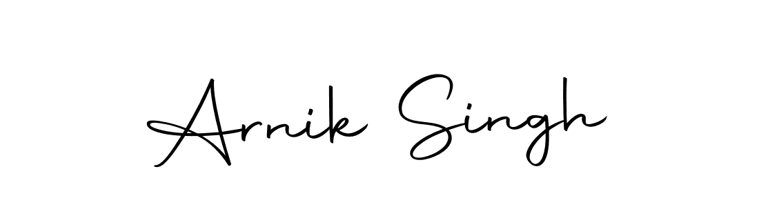 How to make Arnik Singh signature? Autography-DOLnW is a professional autograph style. Create handwritten signature for Arnik Singh name. Arnik Singh signature style 10 images and pictures png